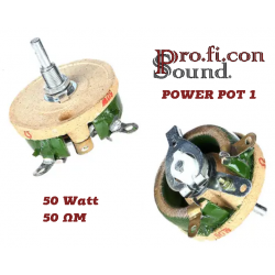 Proficon Sound POWER POT 1 ροοστάτης ισχύος 50Watt ποτενσιόμετρο 50ΩΜ